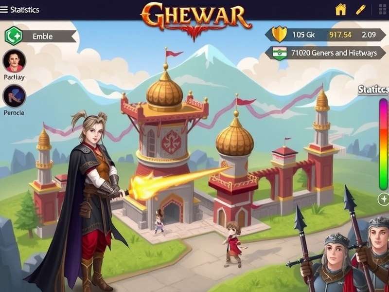Ghewar Guardian gameplay screenshot showing strategic elements